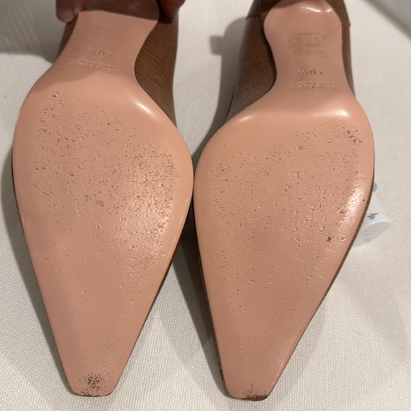 ROBERTO FESTA Embossed Tan LOAFER with Buckle, Size 9.5 - Picture 6 of 11